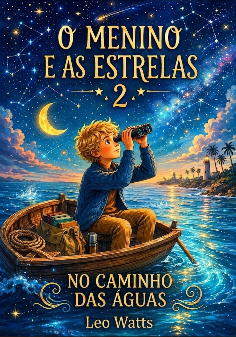 Capa de O Menino e as Estrelas 2, edição clássica